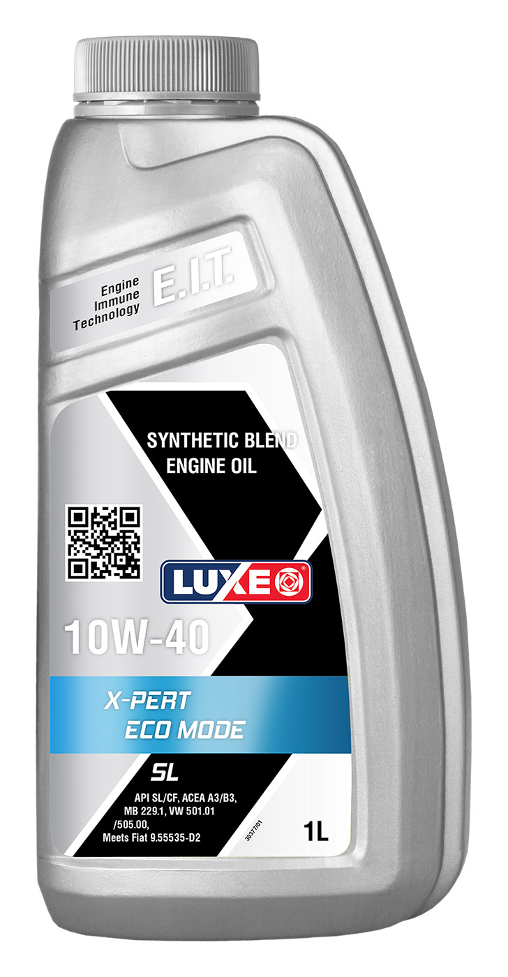 Масло моторное LUXE Premium X-PERT ECO MODE 10w40 SL 1л полусинтетическое